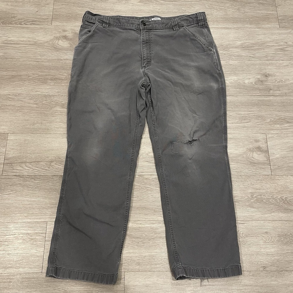 Carhartt Mens Carpenter Pants Distressed Work Holey Grungy Straight Leg 40 X30 - Picture 1 of 9